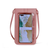 small leather crossbody phone bag mini pu shoulder bag lightweight cellphone wallet purse for women