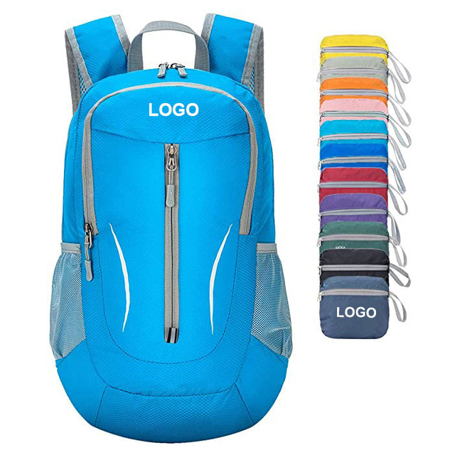 custom ultralight foldable waterproof nylon men womens back pack travel packable backpack