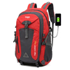 custom logo 40L waterproof lightweight unisex casual backpack bag with usb charging port