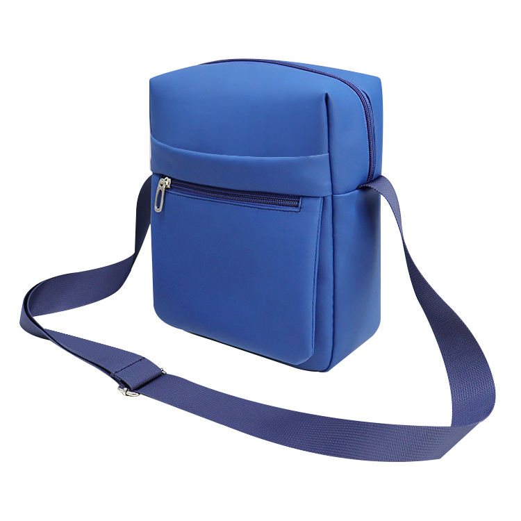 Custom premium shoulder bag men waterproof PU leather business messenger bag crossbody