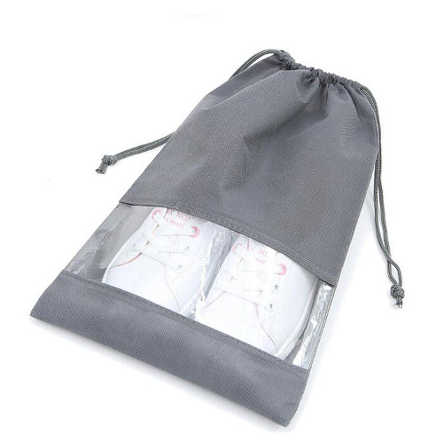 Custom Daily Sneaker Shoes Dust Bag Promotional Bulk Cheap Non Woven Draw String Shoe Bag Organizer