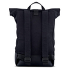 Expandable Waterproof Black Roll Top Laptop Backpack Lightweight Outdoor Travel Rucksack Backpack