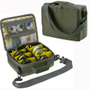 Custom Embroidery Logo 1680D Polyester Spring Creek Fishing Reel Gear Bag For Spinning Reels With Shoulder And Handle