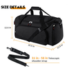 Extra Large Capacity Men Outdoor Travel Shoulder Duffel Bag Shoe Compartment Crossbody Customized Gym Bag