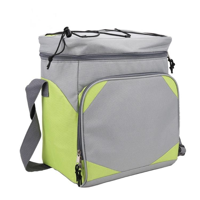 Gray Oxford Cloth Aluminum Warmer Cooler Lunch Bag Thermal Food Bags Insulated Organizer For Food And Drink Insulation
