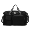 2022 Oxford Women Large Waterproof Traveling Sports Gym Duffle Bag Overnight Bags With Shoe Compartment