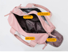 High Quality Luxury Nylon Gym Bag Compartment Waterproof Tote Travel Duffle Bags for Yoge Sports Travelling