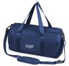 Custom Logo Portable Waterproof Sport Travel Duffle Gym Bag with Shoe Compartment Wet Pocket Sport Women Bag