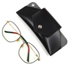 Hot Sale Custom Logo Sunglasses Storage Box Hanging Leather Eyeglasses Cover Bag for Handbags Glasses Pouch