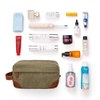 Oxford Cloth Double Makeup Bag Waterproof Nylon Storage Bag Travel Carry Extra Capacity Men\'s Wash Bag