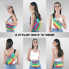 Factory Custom Full Printing Bum Bag Fanny Pack Belt Bag for Women Multi-functional Chest Waist Bag