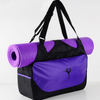 Customize Waterproof Sport Duffle Gym Bag Yoga Mat Tote Carrier Women Multi-purpose Duffle Yoga Mat Bag with Shoe Pocket
