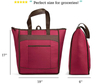 Large Red Picnic Travelling Grocery Shopping Food Wine Bottles Freezer Bags Large Insulated Dry Bag Cooler for Travel