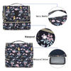 New Arrival Full Printing Cosmetic Bags Cases Travel Toiletry Professional Large Space Cosmetic Bag
