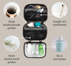 Wholesale Portable 360 Degree Hanging Cosmetic Bathroom Organizer Travel Wash Shaving Packaging Bag Toiletry for Men