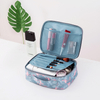 Printed Cosmetic Toiletry Storage Large Travel Handle Personalised Pouch with Compartments for Teenage Girl