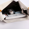 Big Capacity Vintage Cotton Canvas Shoulder Handbags Shopping Bag for Women