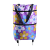 1 PC 2 in 1foldable Shopping Trolley Bag Custom Logo Portable Shopping Handbag Storage Bag on Wheels