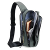 waterproof nylon shoulder chest bag anti theft black sling crossbody bag one shoulder backpack for men