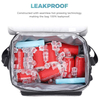 Custom Logo Collapsible Cooler Bag 15L Large Leakproof Insulated Cooler Bag for Outdoor Travel Beach Picnic