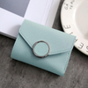 Ready to ship Custom fashion pu leather wallet for women
