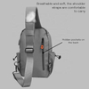 OEM fashion small crossbody bag men waterproof lightweight sling backpack sling shoulder laptop bag for men and women