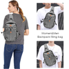 Customized fashion small crossbody bag men waterproof lightweight sling backpack sling shoulder laptop bag for men and women