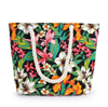 Extra Large Heavy Duty Printed Summer Beach Bag Shopping Bag Canvas With Floral Pattern For Woman