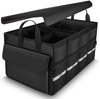 Large Capacity Car Organizer Backseat with Lid Custom Collapsible Car Trunk Organizer with Reflective Strap