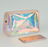 Fashion Waterproof Holographic Makeup Bag Small Travel PVC Toiletry Pouch Bag