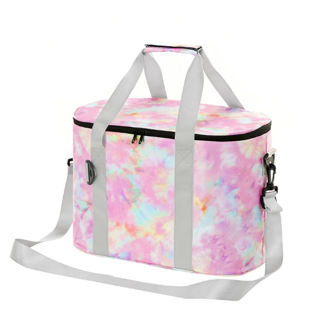 Portable Cooler Bag 30-Can Soft Sided Cooler Tote Insulated Leakproof Waterproof Lunch Box with Removable Shoulder Strap