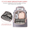 Double Layer 6 Bottles Breastmilk Cooler Bag Thermal Insulated Bag Breast Pump Bag Backpack for Nursing Mother