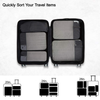 Customized Fashion Cloth Shoe Accessories Luggage Storage Organizer Travel Compression Packing Cubes For Suitcase