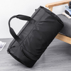 Custom 19" Travel Duffle Bag for Men Waterproof Nylon Sports Gym Duffel Bag with Wet Pocket And Shoes Compartment
