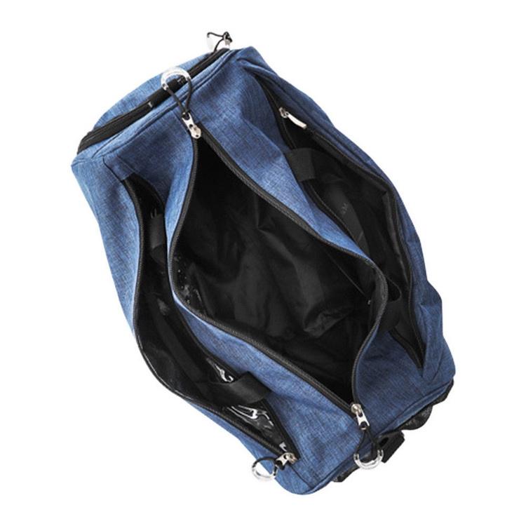 Outdoor travel bag waterproof gym sports duffle bag with shoe compartment