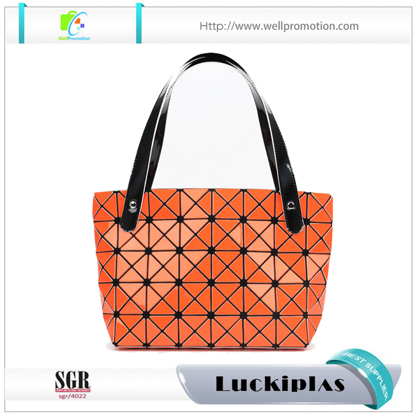 New design changeable shape lattice handbags PVC Tote bags