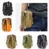 Multifunctional Custom Logo Waterproof Pouch Mobile Phone Crossbody Waist Zipper Bags For Men Outdoor Traveling