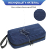 Multifunctional Travel Blue Oxford Fabric Toiletries Zipper Pouch Cosmetic Bag Hanging Toiletry Bags For Women And Men