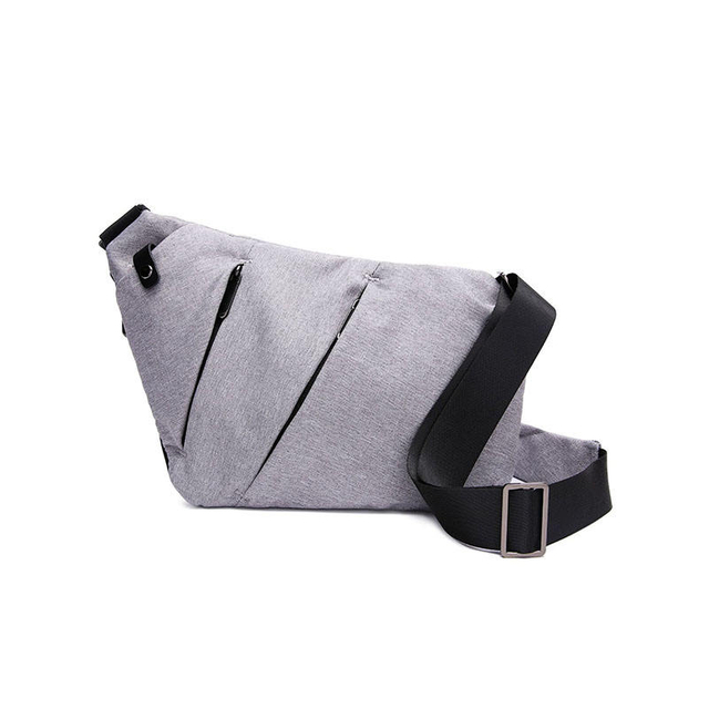 Outdoor Sport Running Durable Custom Logo Black Fanny Pack Crossbody Waist Bag Single Shoulder Chest Bags For Men