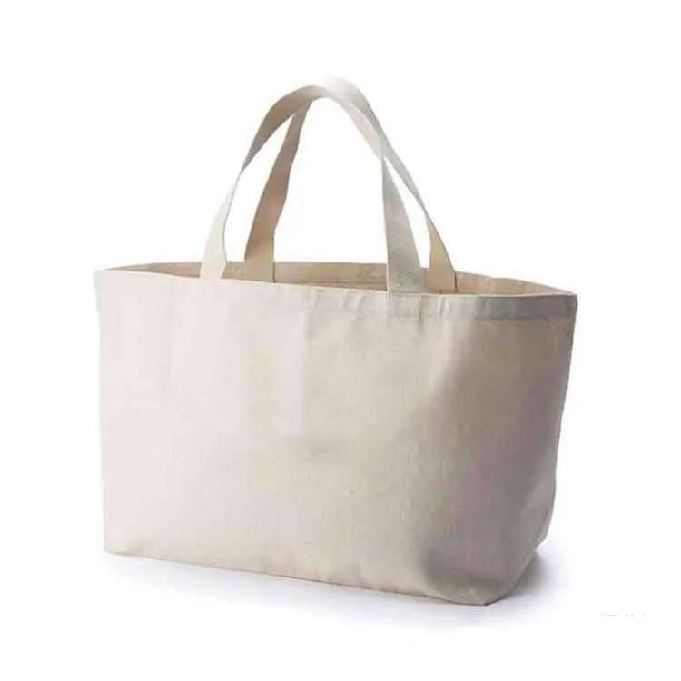 Reusable wholesale women grocery reusable hand bag foldable thick canvas cotton eco friendly shopping bags