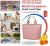 Custom Logo Luxury Waterproof Workout School Office Picnic Lunch Bags Cooler Thermal for Women Insulated Lunch Tote Bag