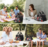 100% Eco Friendly Meal Cool Bag Thermal Food Delivery Custom Logo Picnic Cooler Lunch Beach Cooler Bag