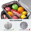 100% Eco Friendly Meal Cool Bag Thermal Food Delivery Custom Logo Picnic Cooler Lunch Beach Cooler Bag