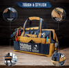 Recycled Rpet 600D Durable Waterproof Tool Bag Heavy Duty Custom Logo Electrician Worker Man Tool Bag