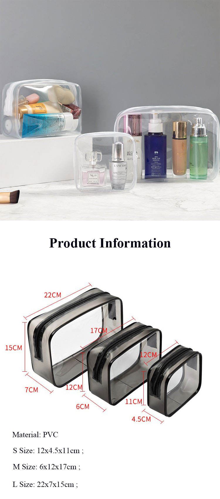 customized toiletry bags iamge detail