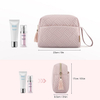 Fashion Soft Quilting Seam Ladies Makeup Cosmetic Bag Soft Beauty Purse For Daily