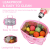 Long Time Insulated Aluminium Foil Eco-friendly PEVA Cooler Lunch Bag Large Capacity Camping Pinnic Food Delivery Hand Bag