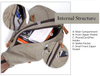 Good quality unisex sling bag chest shoulder backpack custom cotton canvas crossbody bag for men women