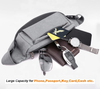 Custom Logo Men Boys Fashion Waist Bag School Student Crossbody Outdoor Phone Key Running Belt Fanny Pack