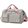 Large Capacity Pink Women Girls Sports Gym Duffle Bag Travel For Camping